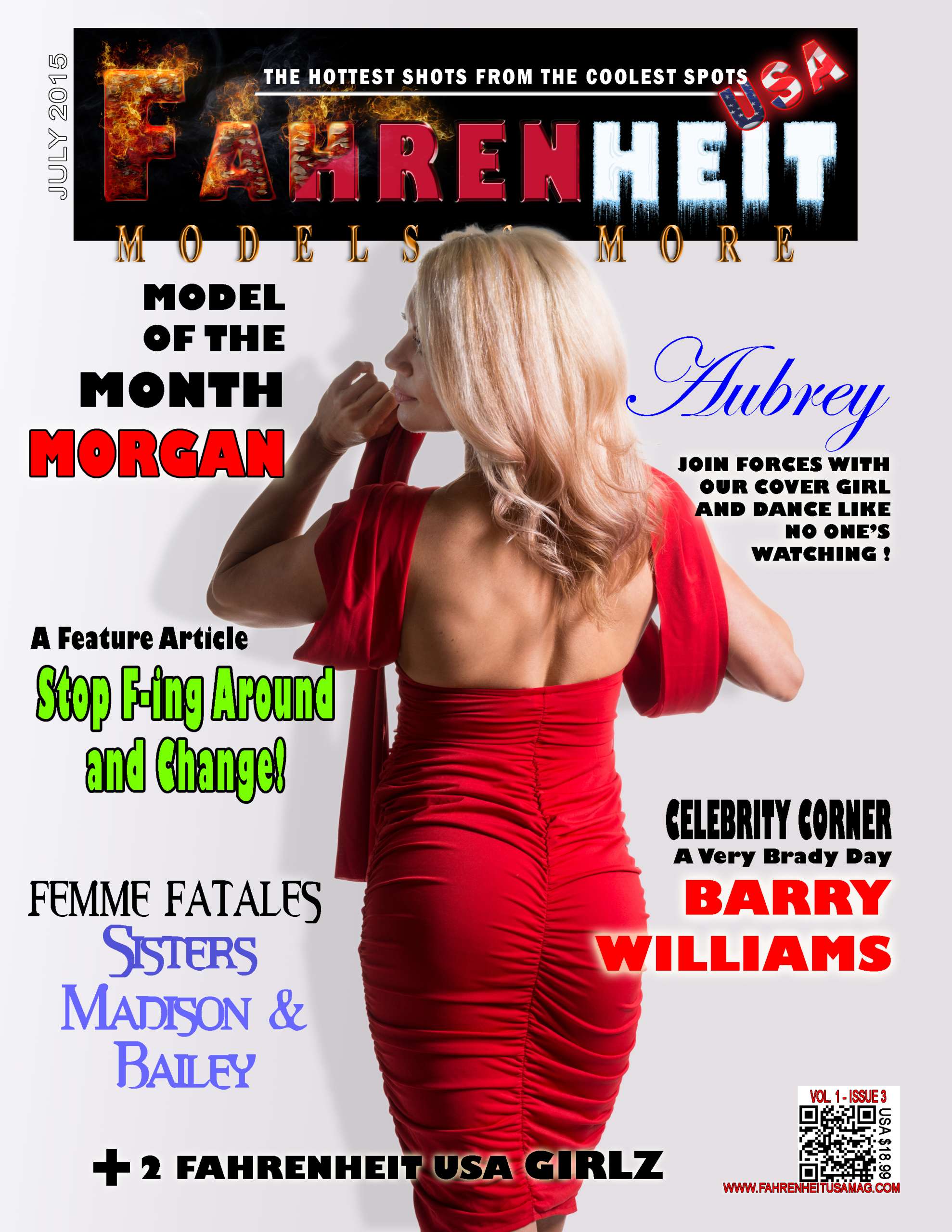 Fahrenheit Cover Girl – July 2015