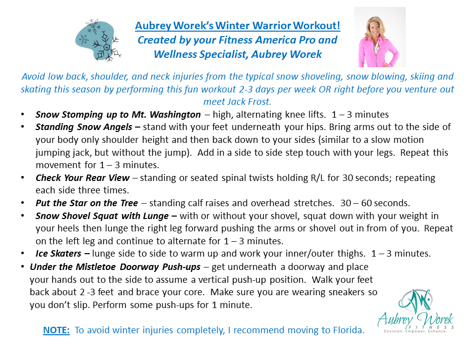 Worek’s Winter Warrior Workout